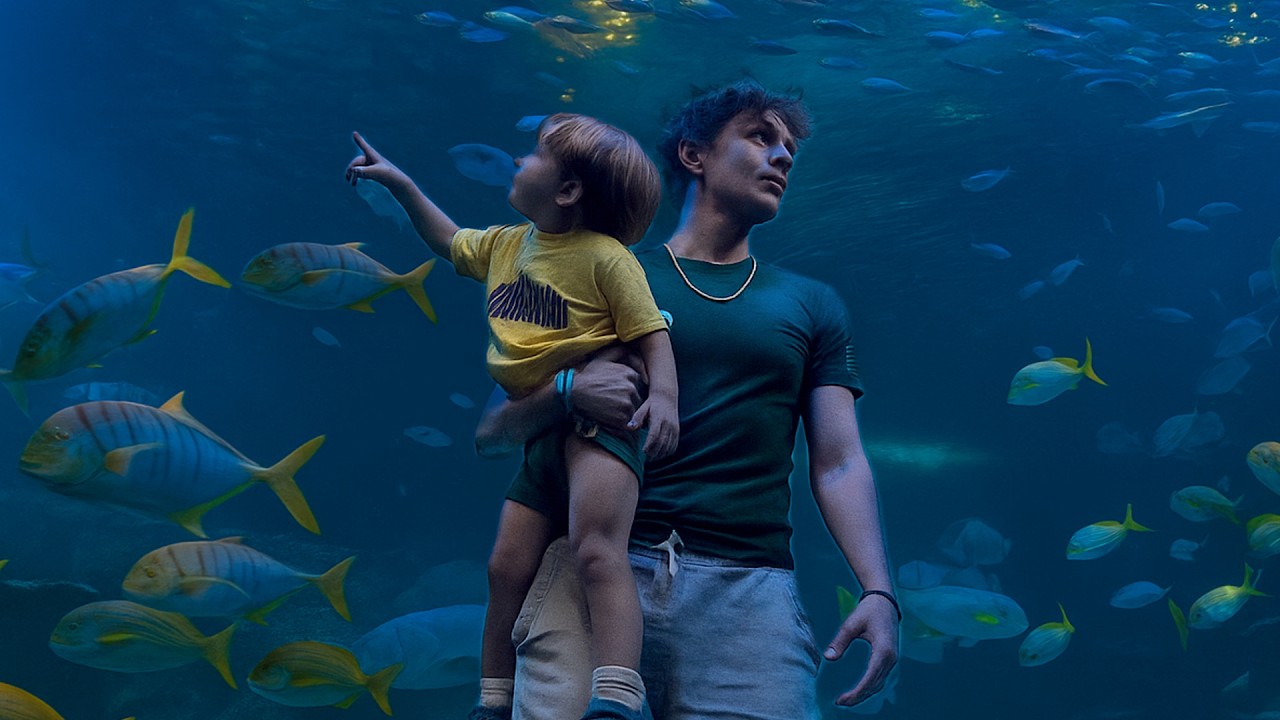 МОЙ СЫН ВПЕРВЫЕ В АКВАРИУМЕ!