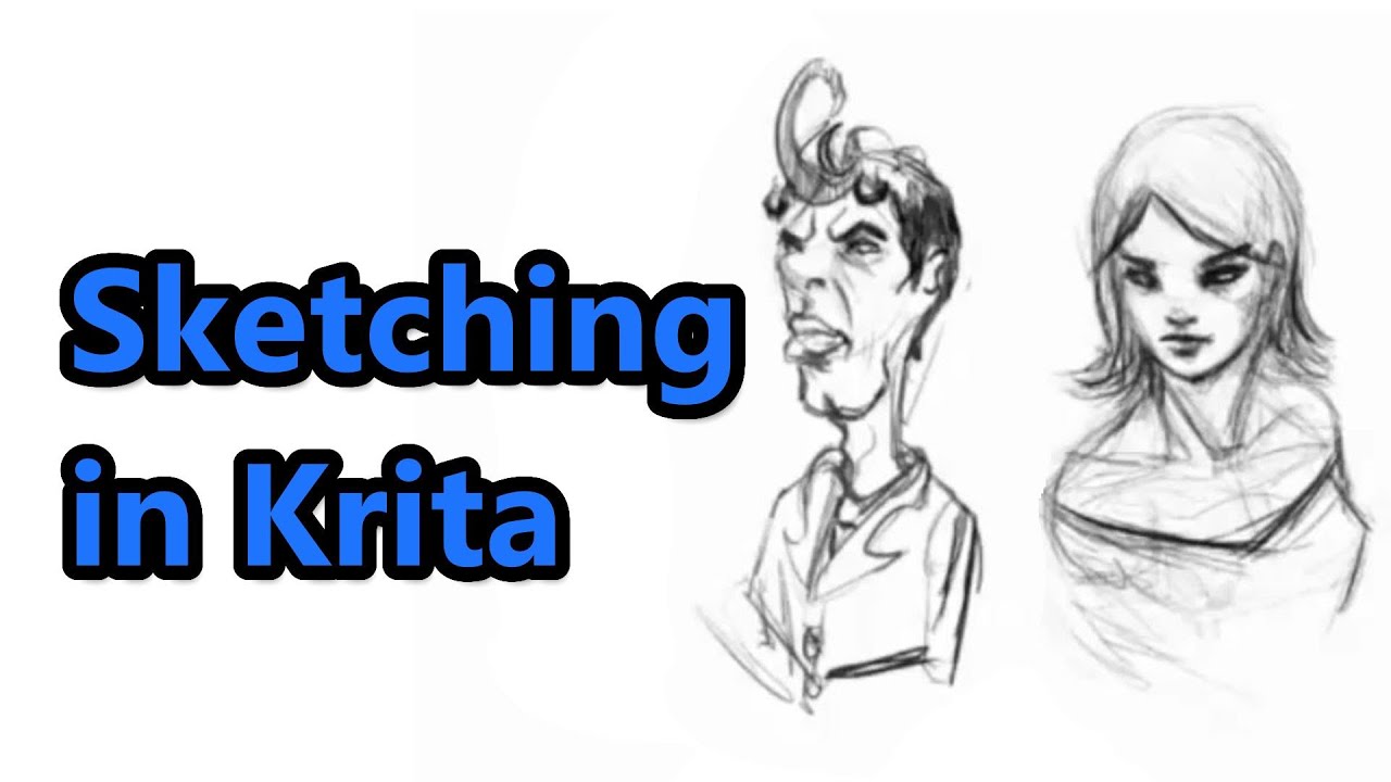 Timelapse Sketching in Krita
