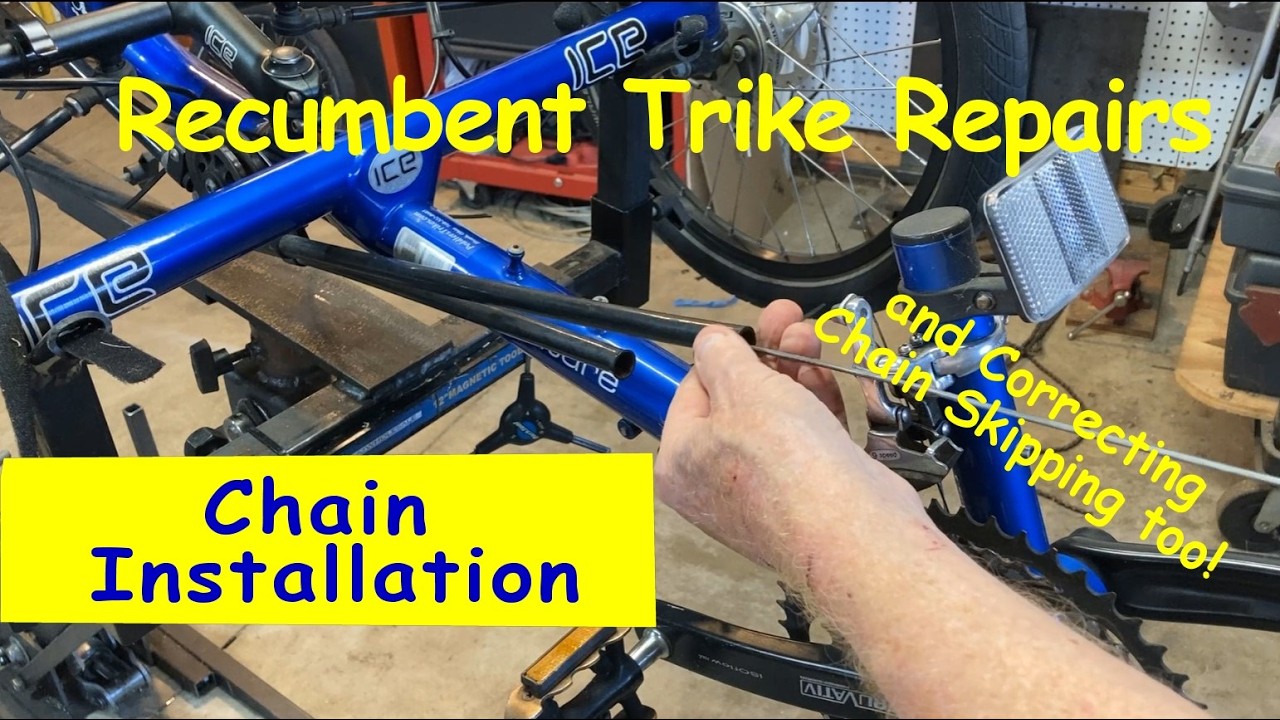 Recumbent trike Chain Installation