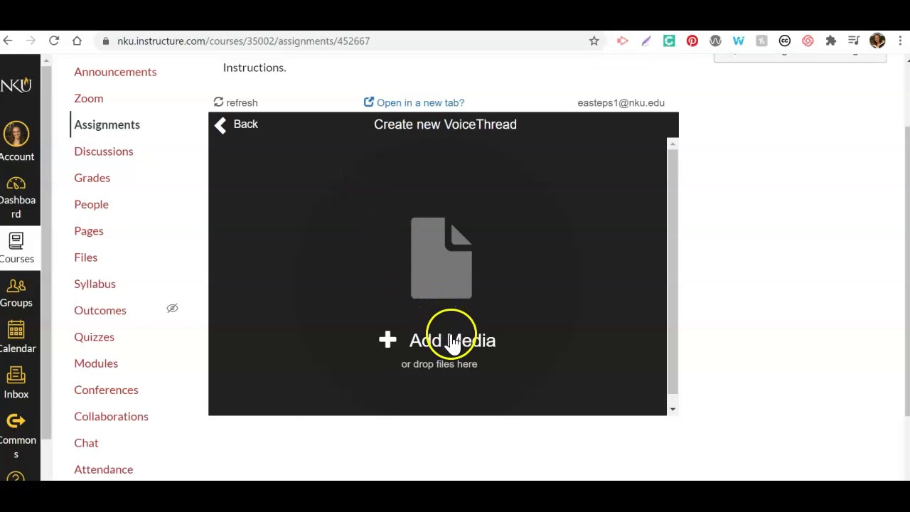 VoiceThread in Canvas Overview