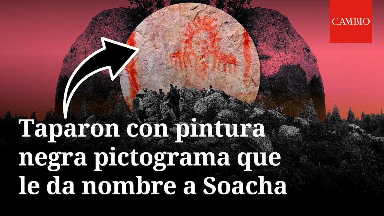 Taparon con pintura negra pictograma que le da nombre a Soacha | CAMBIO