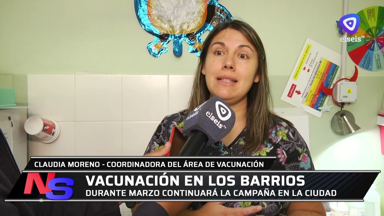 En marzo continúa la campaña de vacunación por los barrios