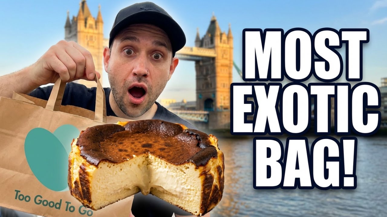 I Try the MOST EXOTIC Too Good to Go bag in LONDON!