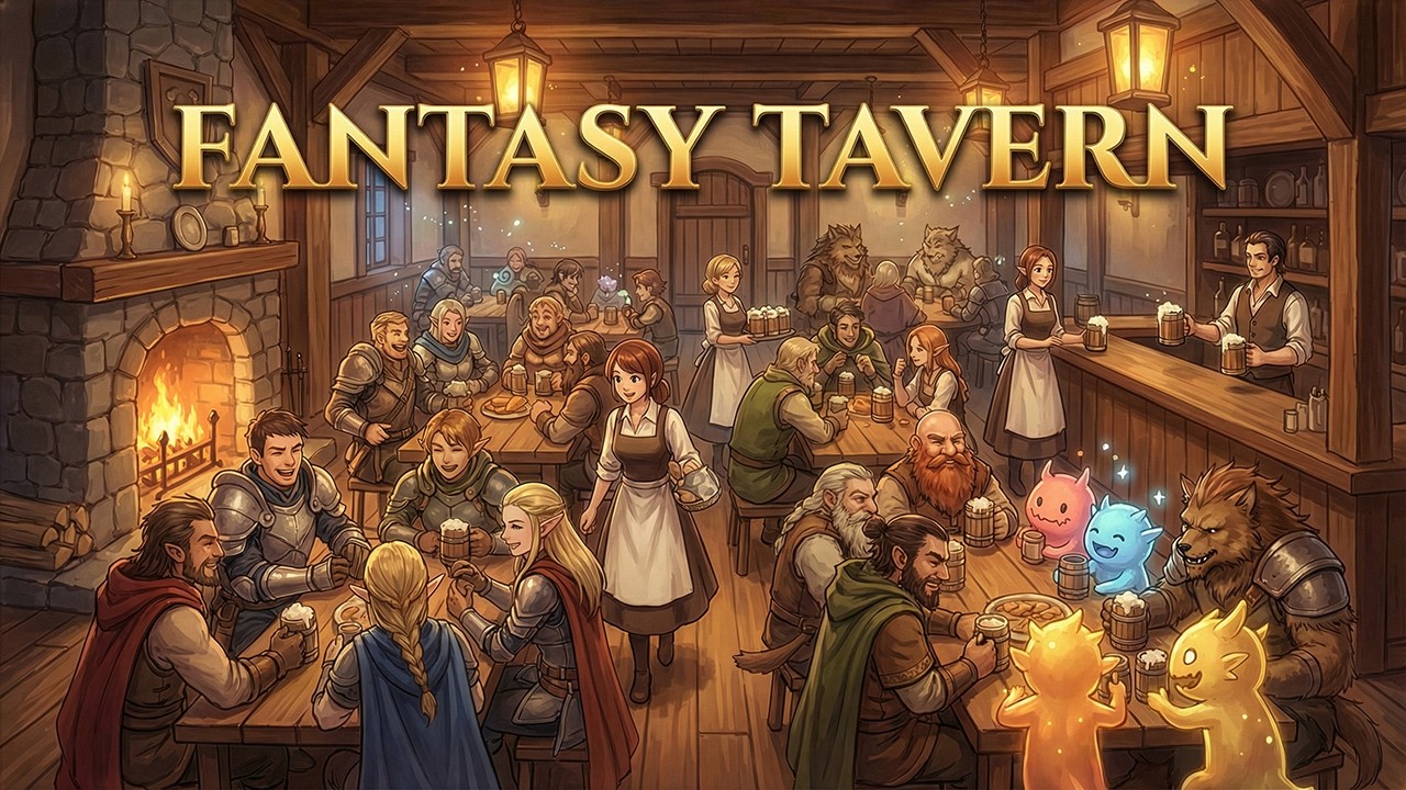 Medieval Tavern Ambience (1 Hour) | D&D Fantasy Tavern Music
