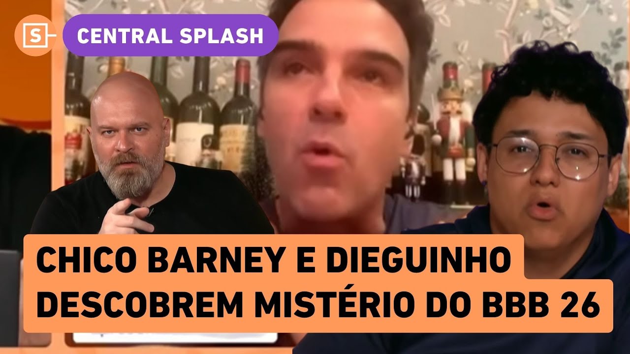 Shawn Mendes no BBB 26? Chico Barney e Dieguinho desvendam mist&eacute;rio de Tadeu Schmidt
