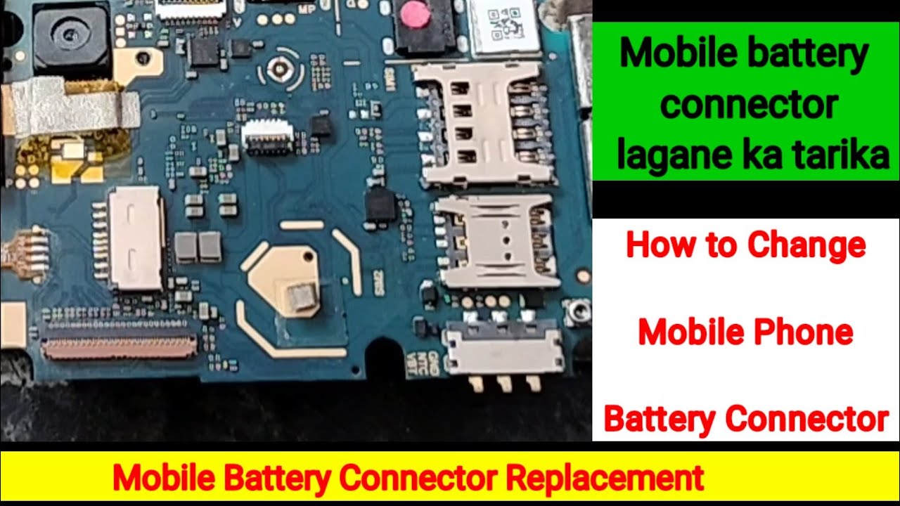 How to repair the battery connector of all mobiles