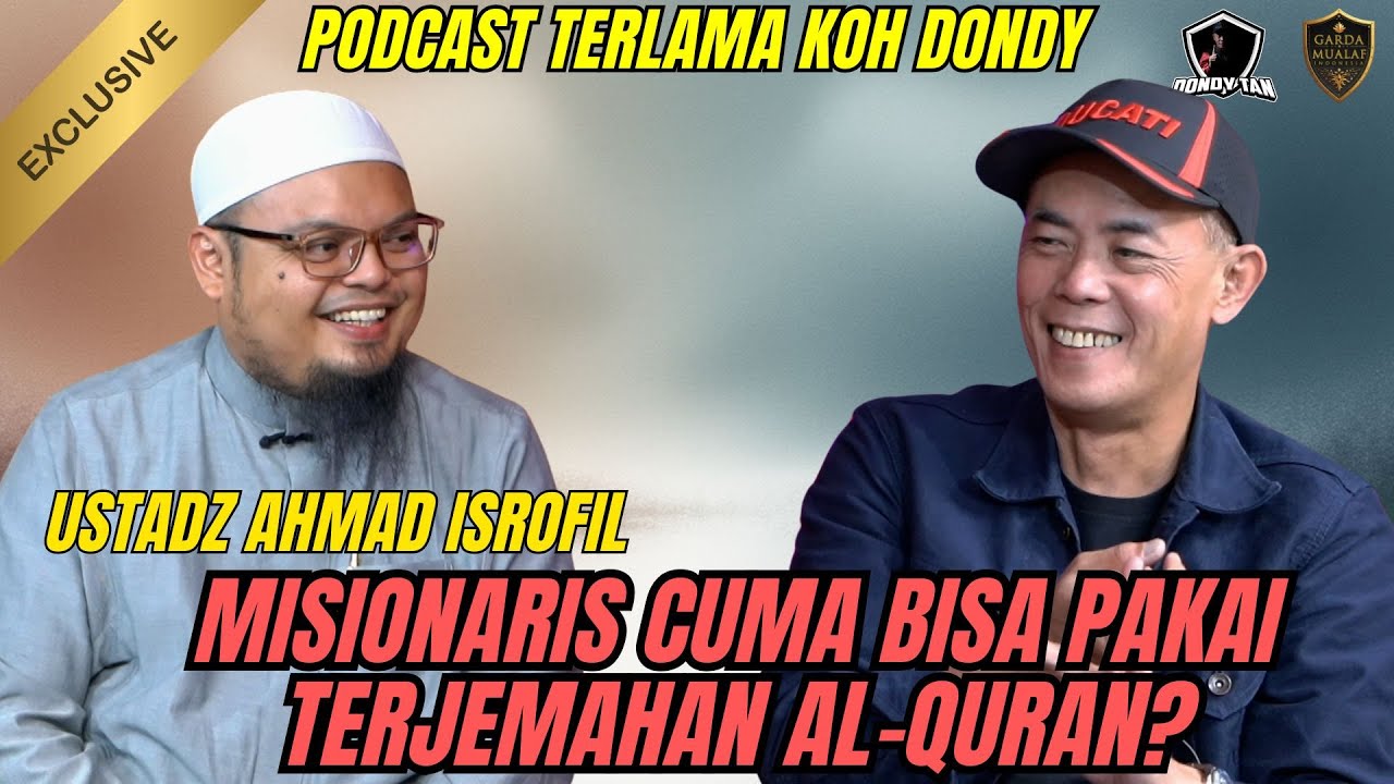 MISIONARIS CUMA BISA PAKAI AL-QUR'AN TERJEMAHAN? - Ustadz Ahmad Isrofil