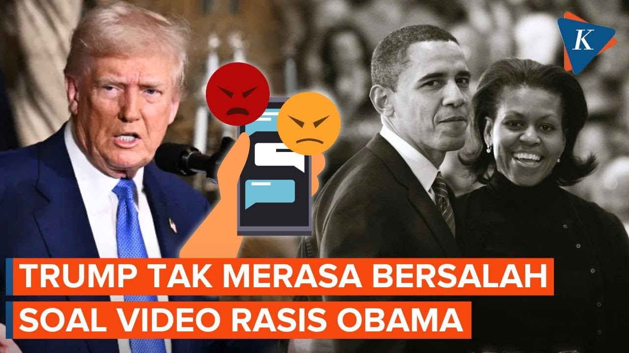 Unggah Video Rasis Obama, Trump Ngotot Tak Merasa Bersalah