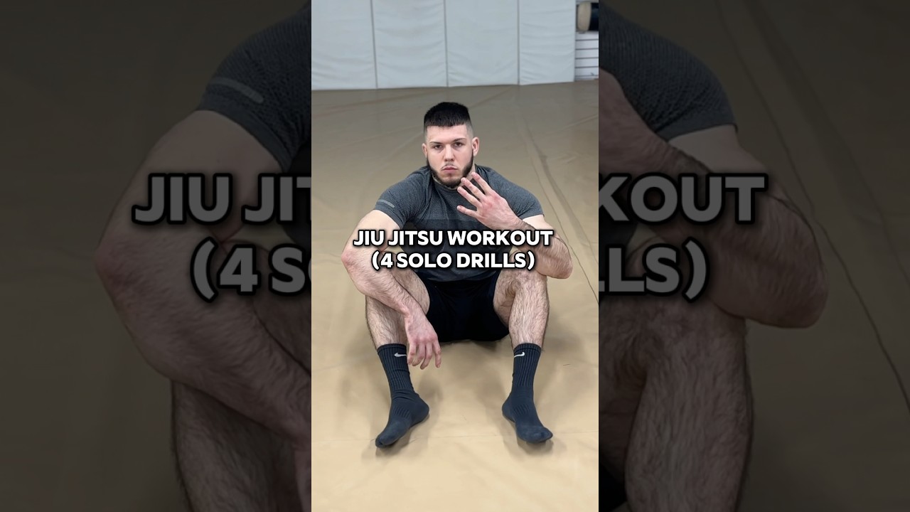 4 BJJ Solo Drills 👊🏻🔥 Like & Subscribe For More 💪🏻