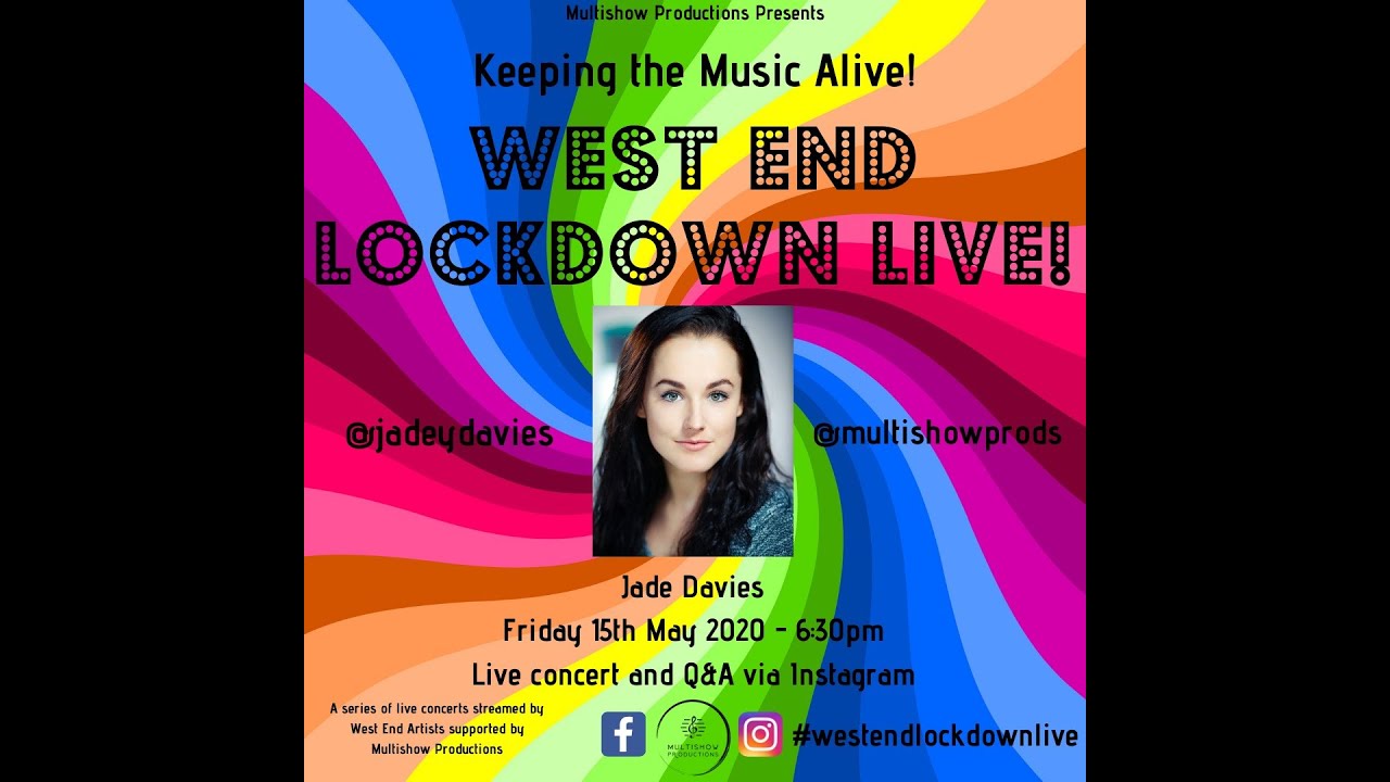 Jade Davies West End Lockdown Live
