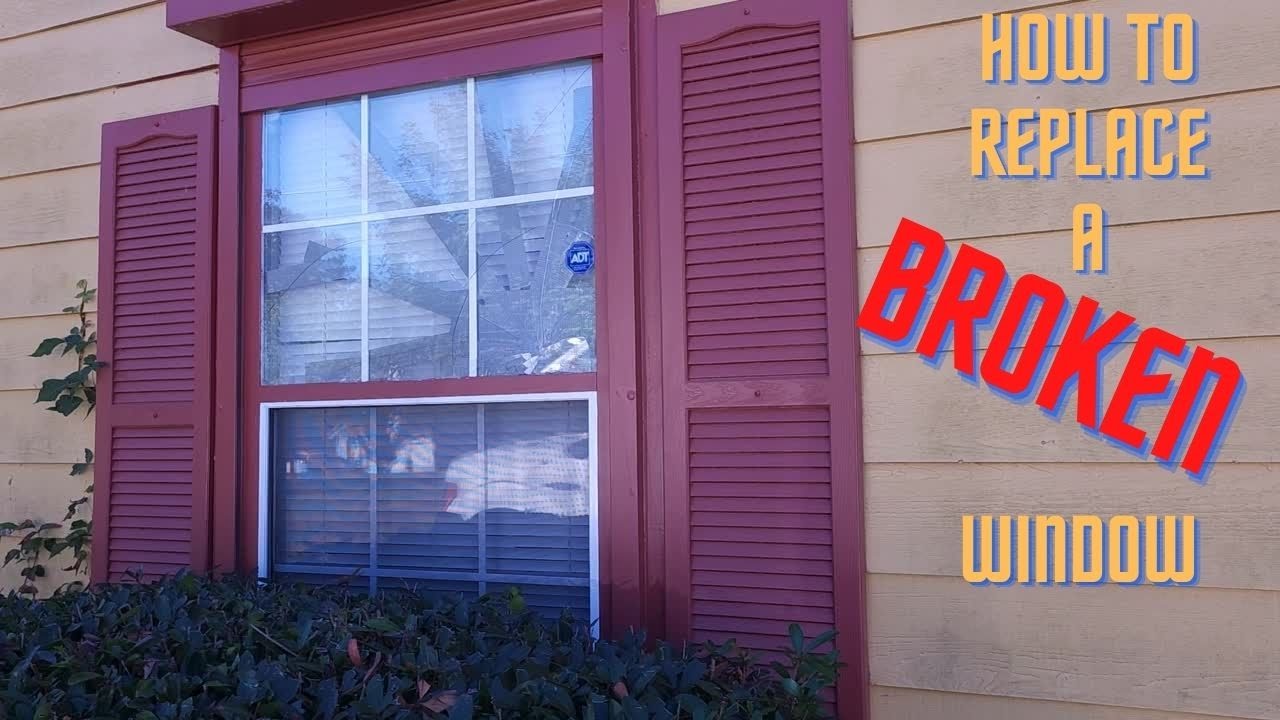 How To Replace A Broken Metal Frame Window
