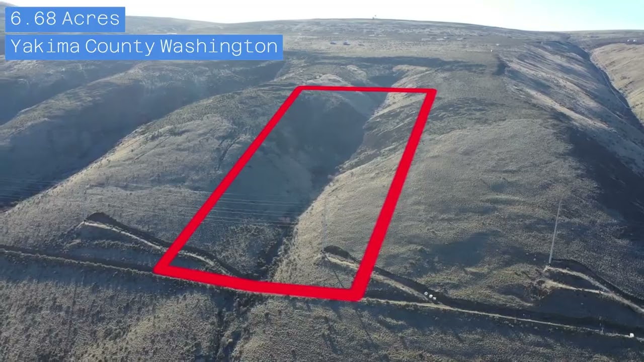 6.6 Acres For Sale in Yakima County Washington!