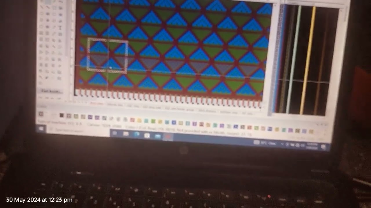 HengQiang PDS software se desine ki length or width kese bdhaye ghtaye?
