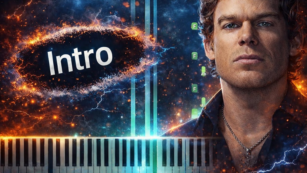 Dexter - Opening Theme Piano Tutorial