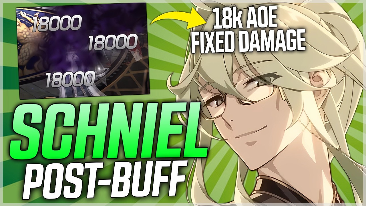 SCHNIEL POST-BUFF (THIS GUY HAS 18,000 FIXED DAMAGE NOW!!) - Epic Seven