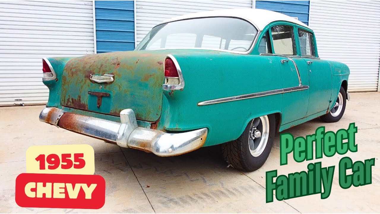 The beginning of the daily driver 55 Chevy
