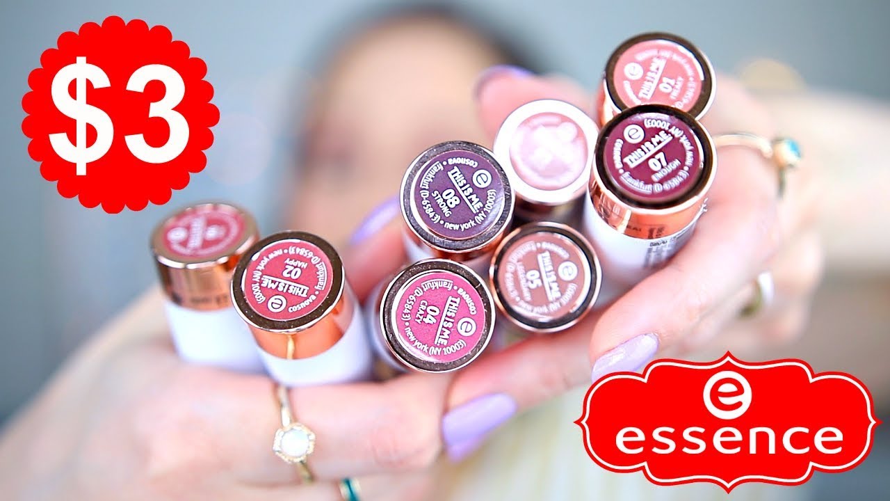 New Essence This Is Me Lipstick | Swatches + Review (easiest application ever!)