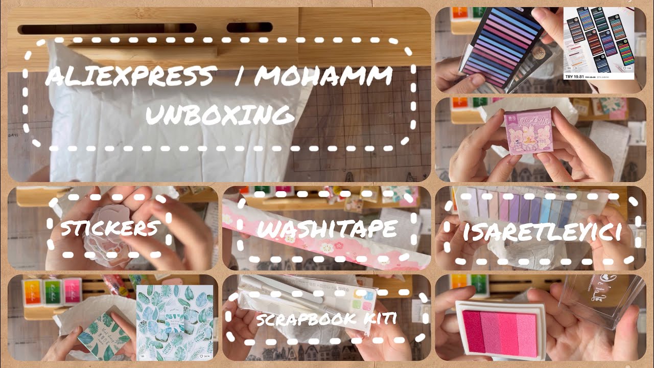 Ajanda | Journal Malzemeleri -  Kutu Açılımı | Unboxing - Fiyat, Adet ve Kullanımı ile - #journal
