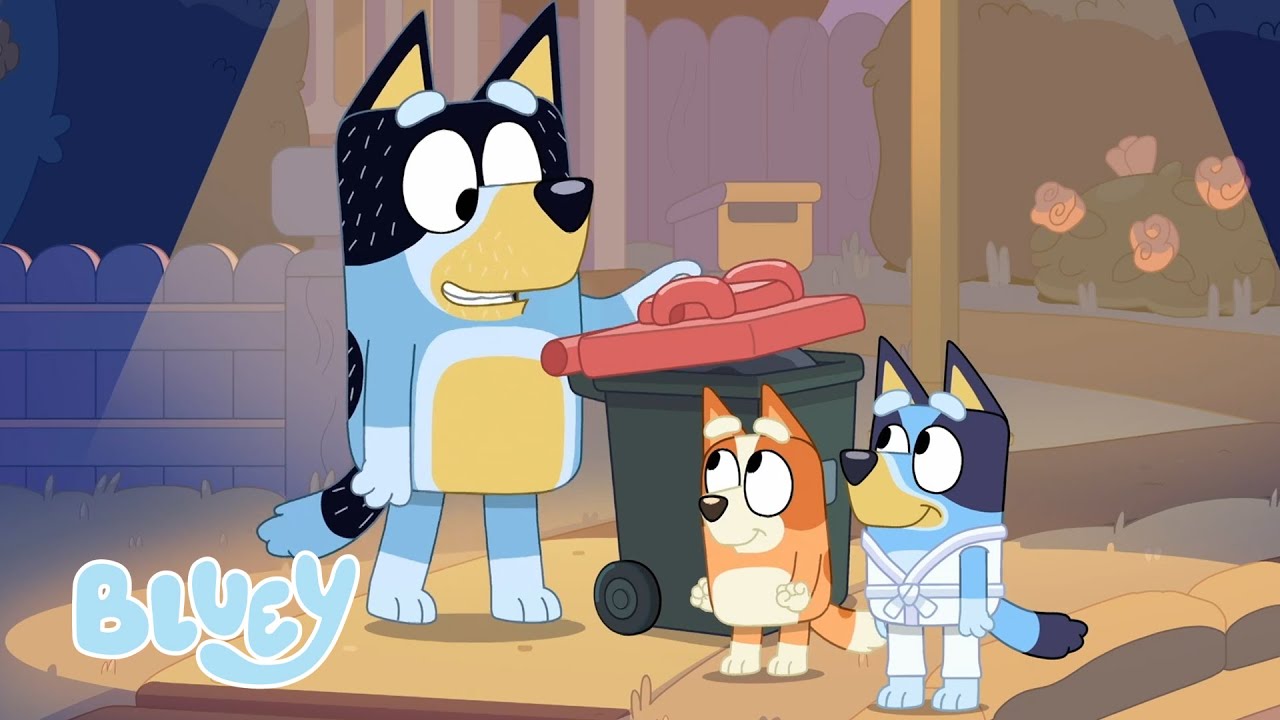 Soptunnor | Bluey Officiella Svenska Kanalen