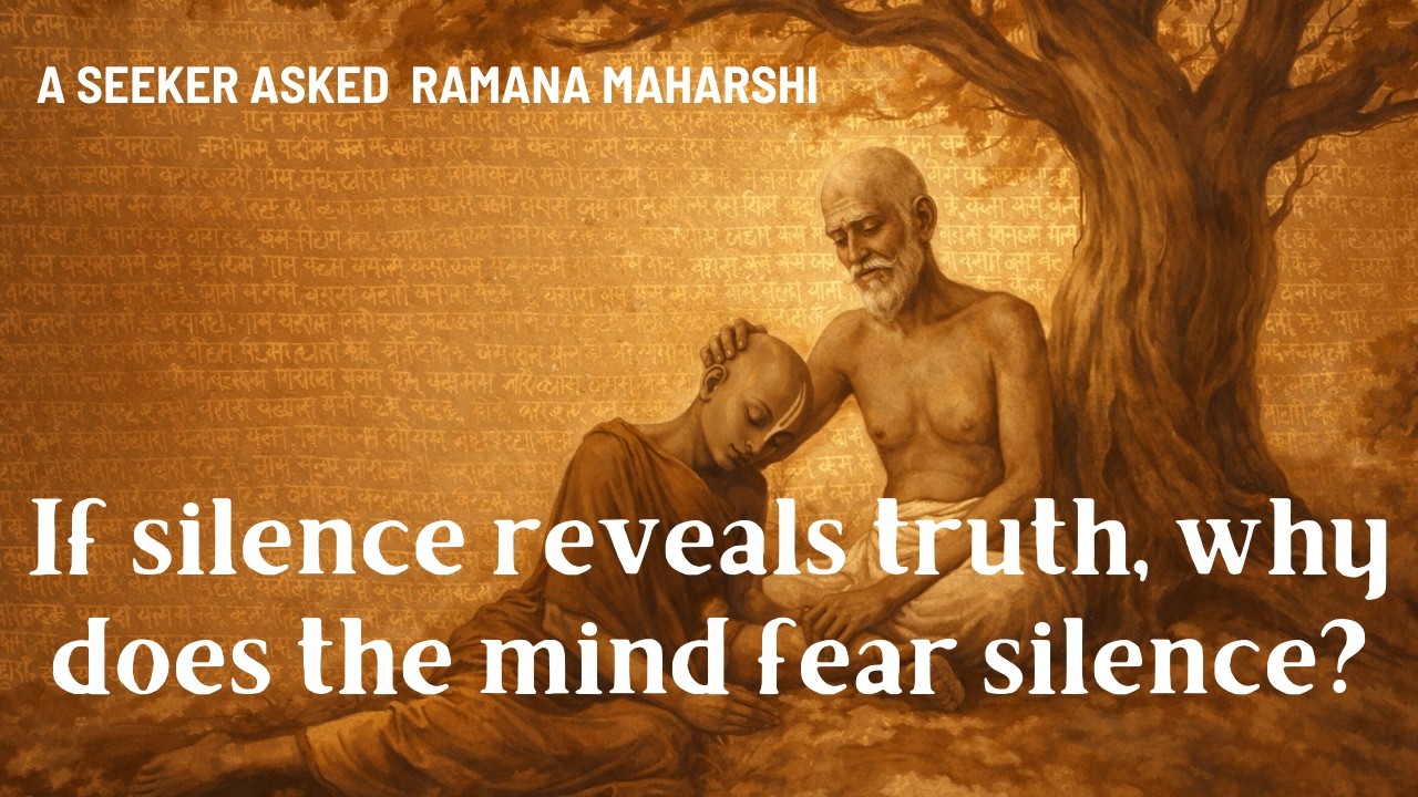 If silence reveals truth, why does the mind fear silence?||| #motivation #nonduality
