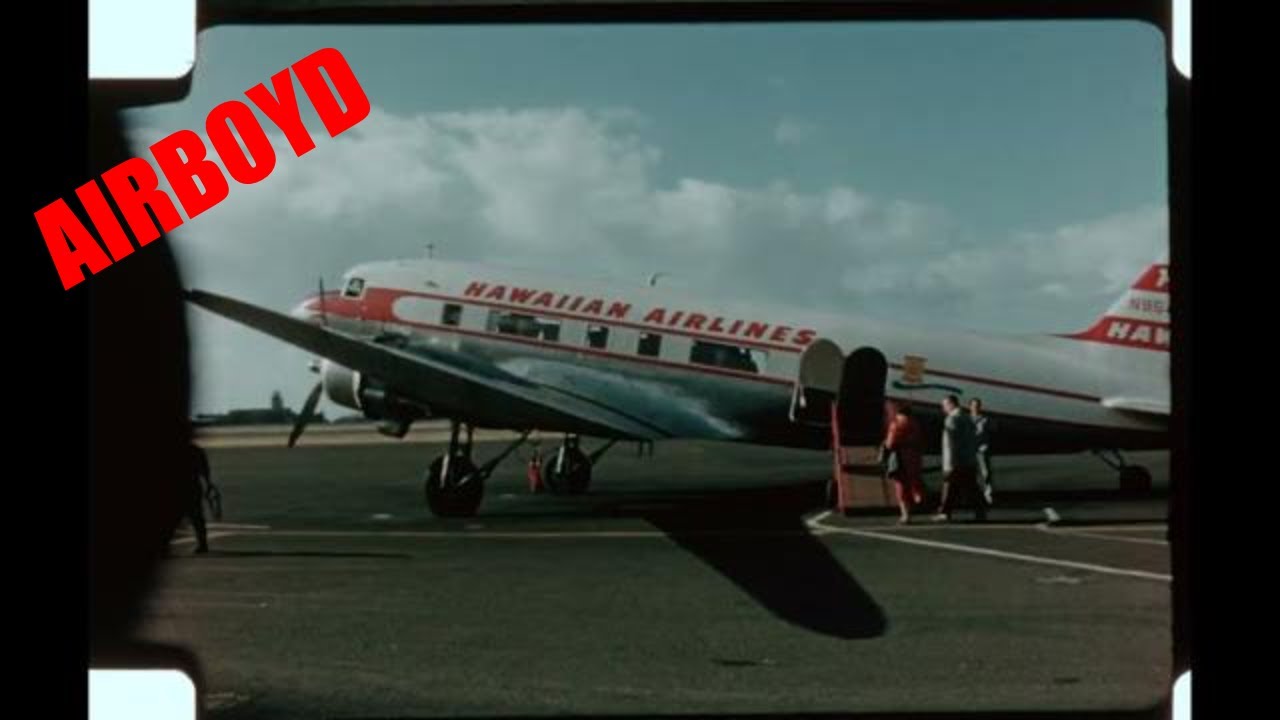 Flying Around Hawaii • 1956 Vintage Home Movie (silent)