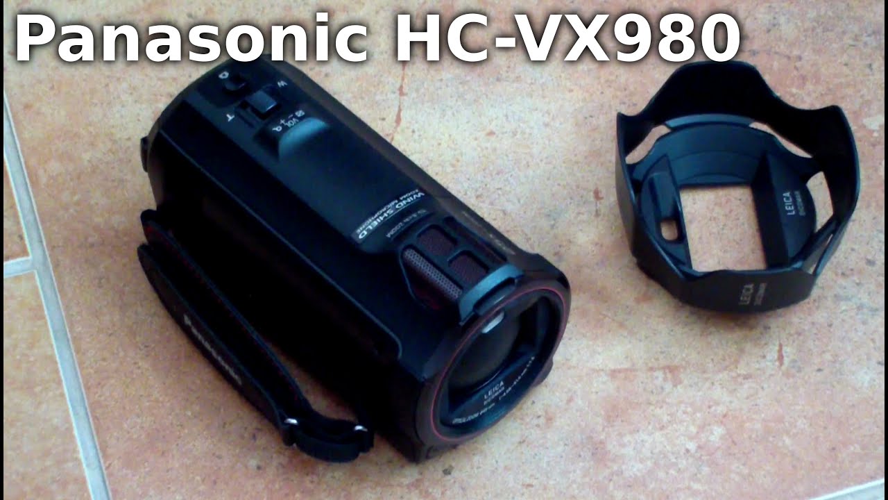 Panasonic HC-VX980 Camcorder Review - Is 4k Worth it? 4K for Youtube?