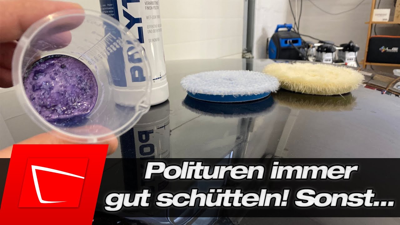 Darum solltest du eine Politur vor der Benutzung schütteln... Beispiel mit Polytop Politur