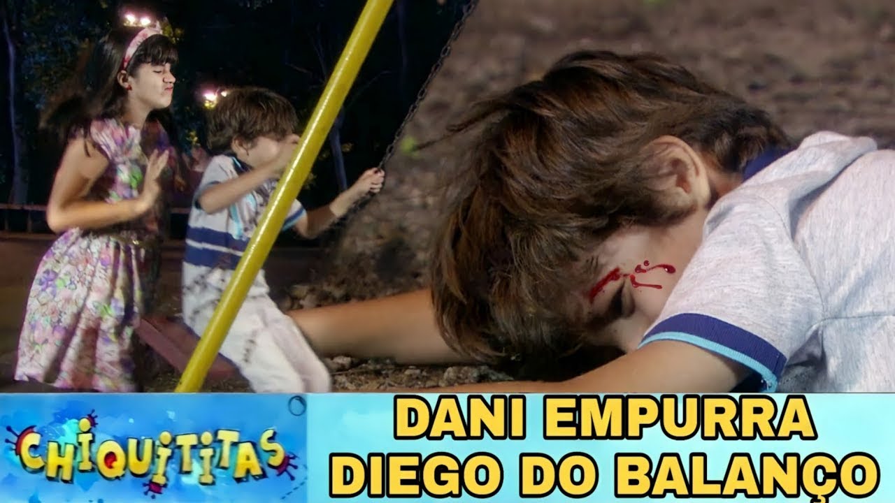 Dani Empurra Diego do Balanço | Chiquititas