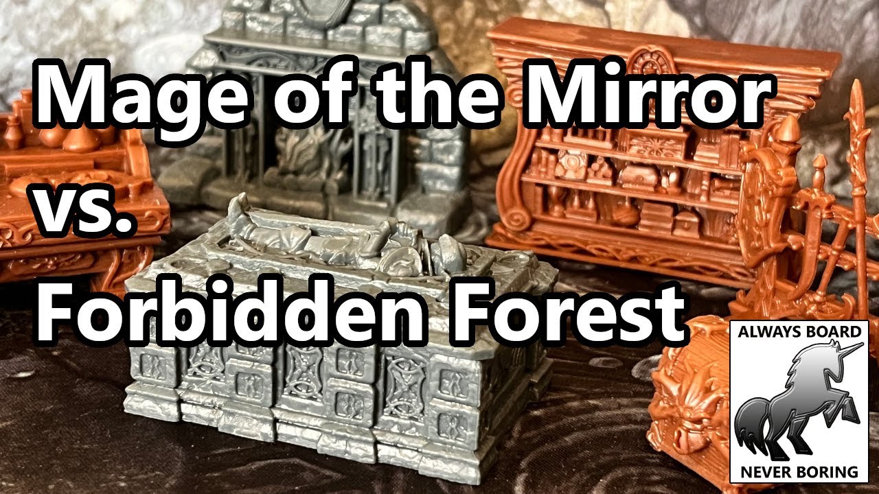 Mage of the Mirror vs Forbidden Forest (HeroQuest vs Dungeons and Dragons Fantasy Adventure Game)