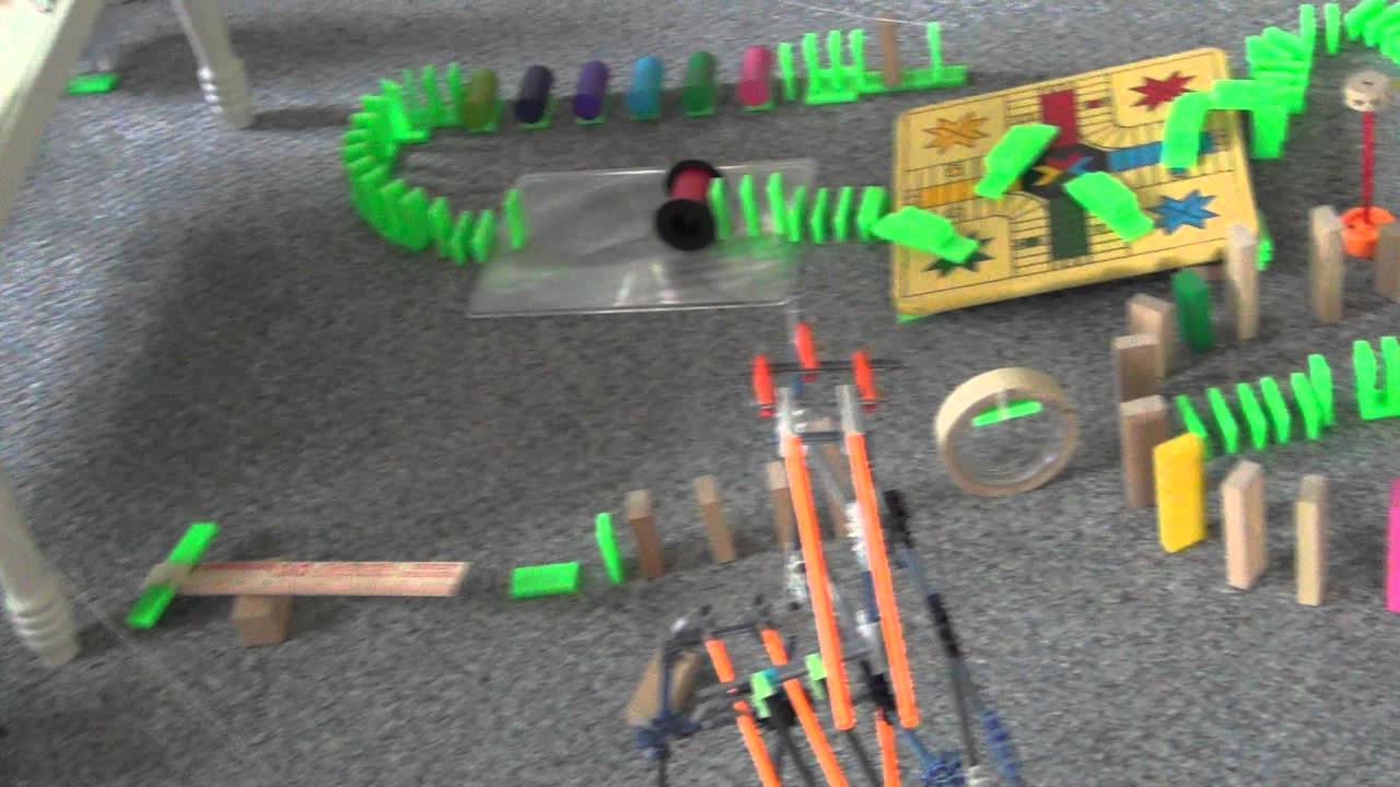 Extras: Rube Goldberg - How to Throw Out an Old Tennis Ball (The Cool Way)