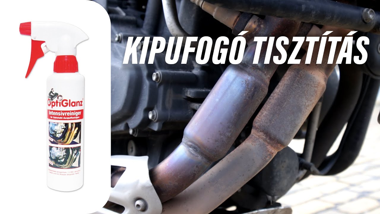 Kipufogó tisztítás | Optiglanz | RiderTV