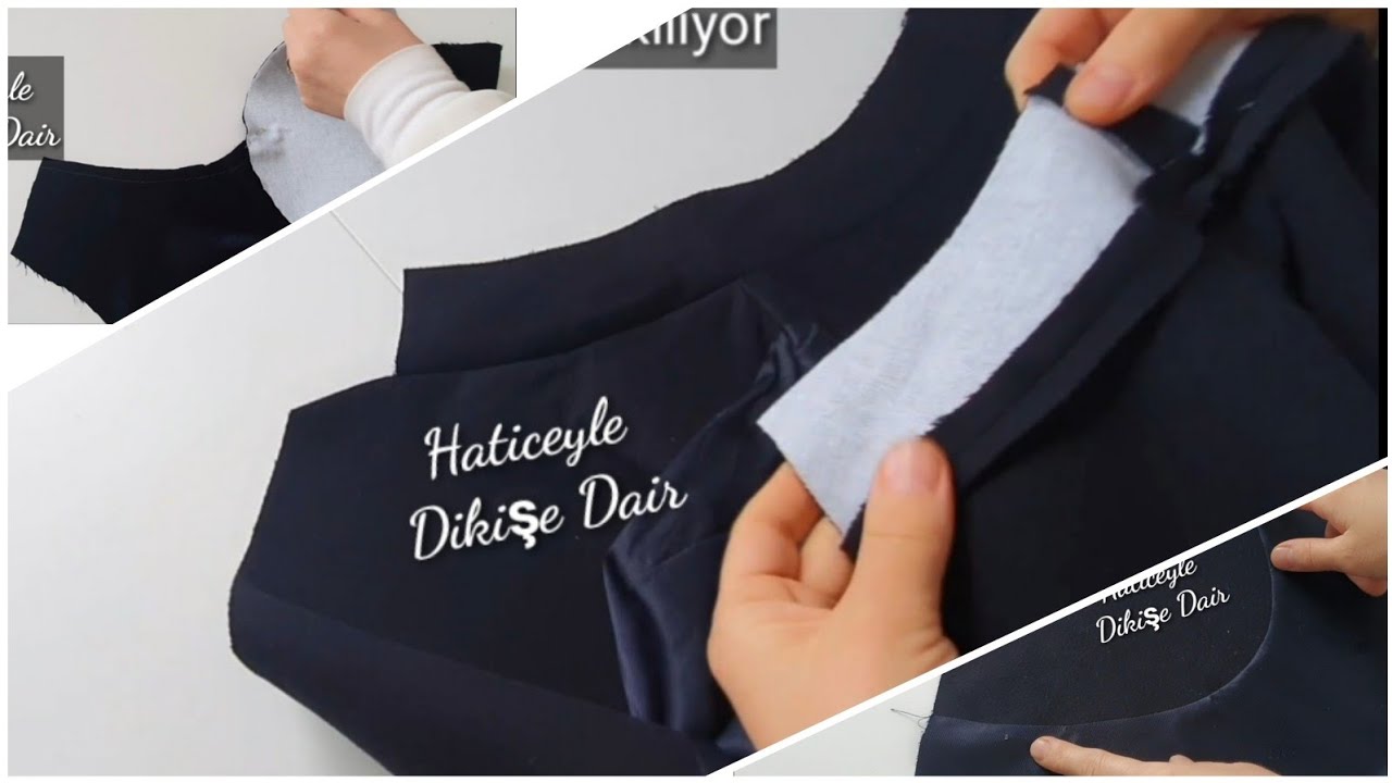 Manto Dikiminde Pervaz ve Yaka Dikimi