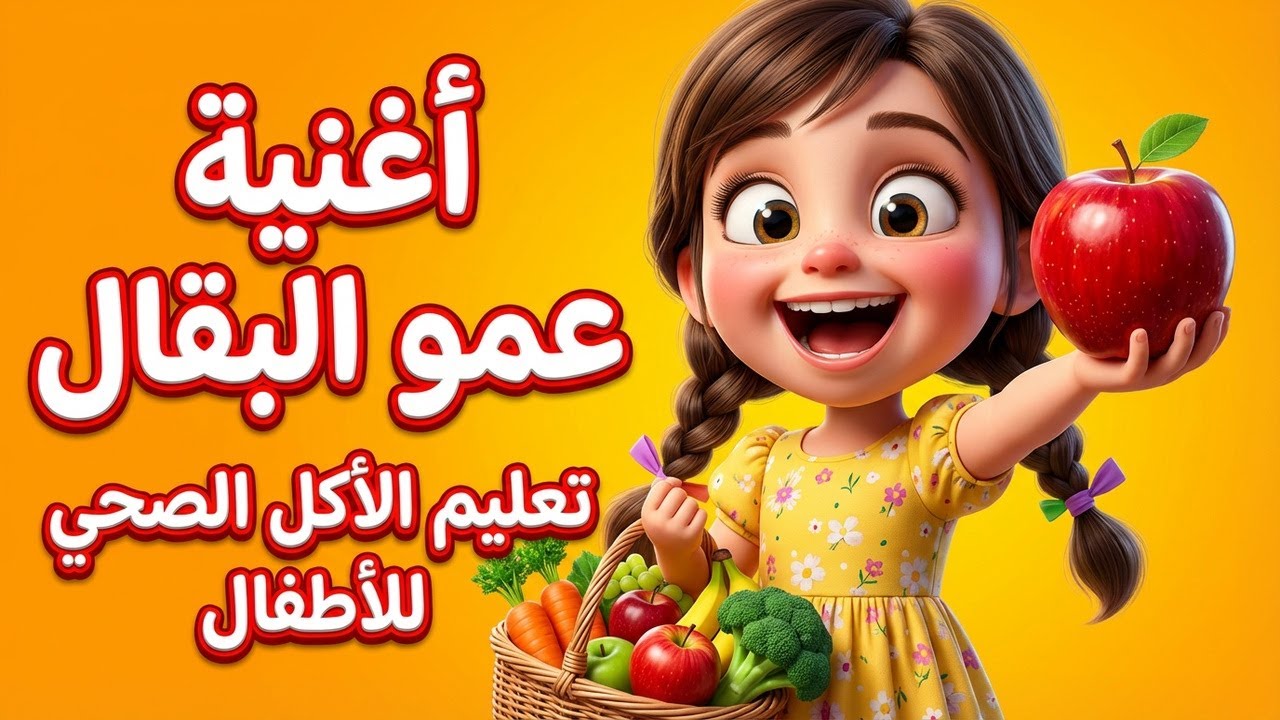 أغنية عمو البقال اللطيف | تعليم المهن والأكل الصحي للأطفال 🍎🥕