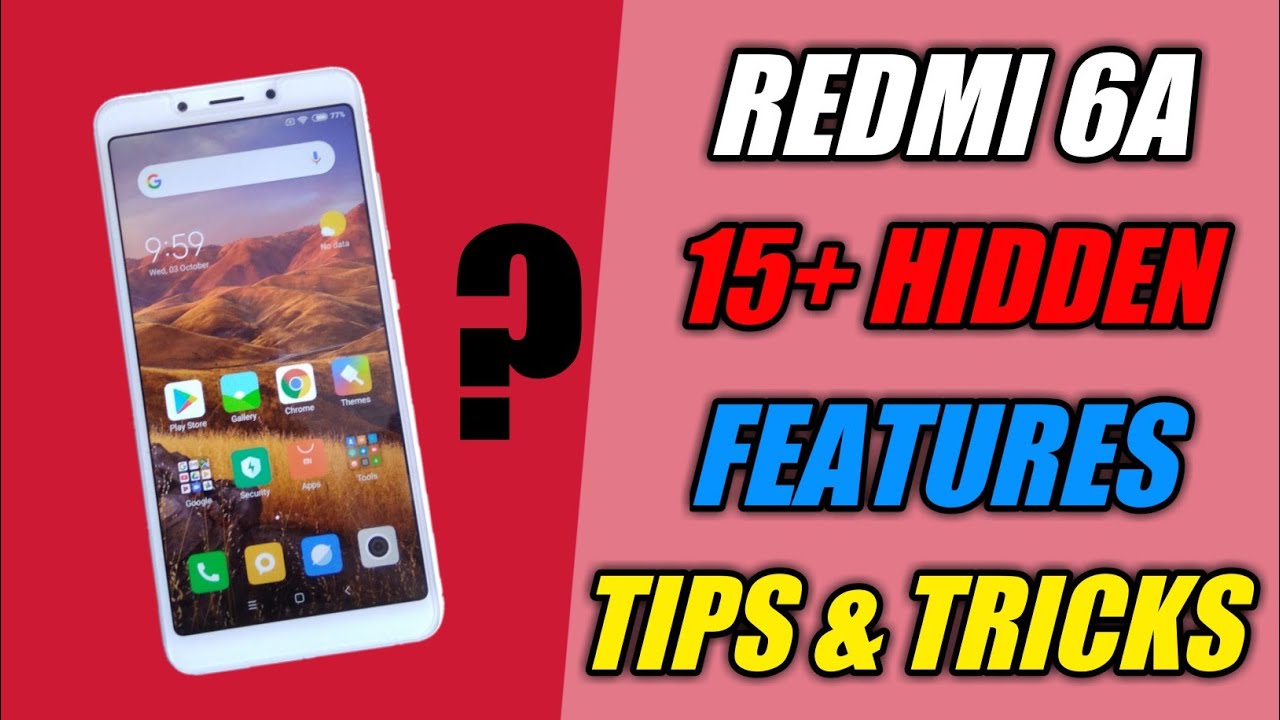 Redmi 6a 15+ Hidden Features | Tips & Tricks