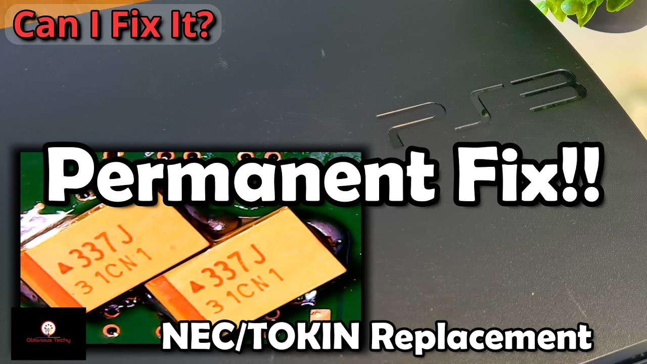 Sony PS3 Slim Yellow Light Of Death (YLOD) Capacitor Fix | Can I Fix It?