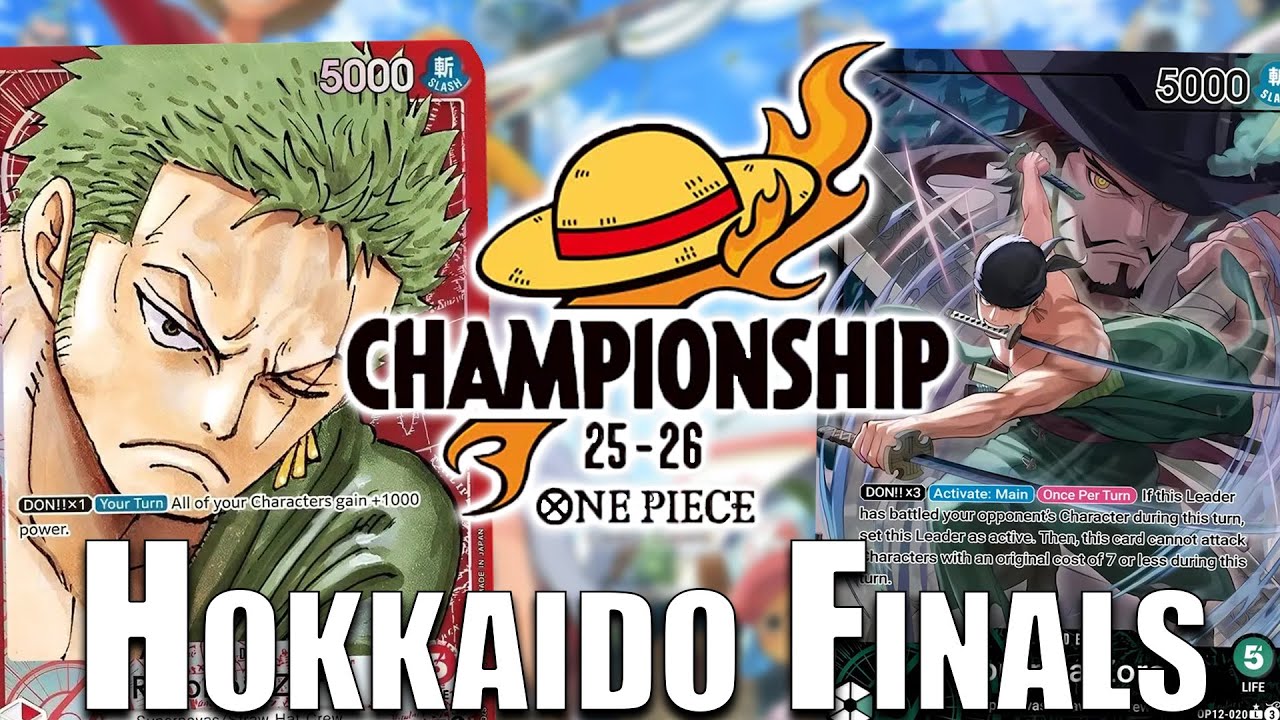 [ФИНАЛ OP12] OP012 Зоро против OP01 Зоро || Хоккайдо || Коллекционная карточная игра One Piece