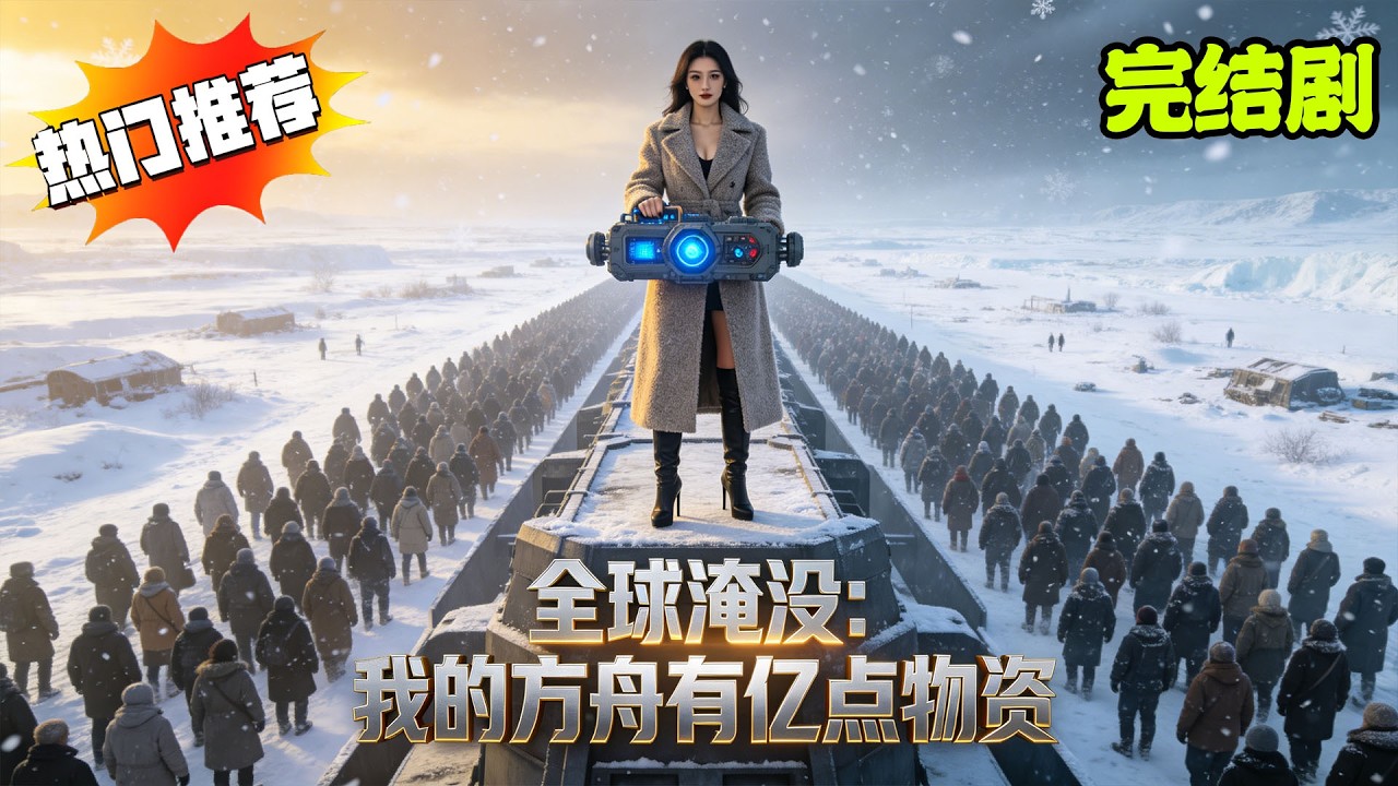 暴雨末世完结爽剧︱末世重生解锁基地系统，江意晚誓要报上一世被亲戚分食之仇【全球淹没：我的方舟有亿点物资】#末日 #求生 #末世 #短劇 #ai劇 #ai真人劇 #天天劇場 #暴雨