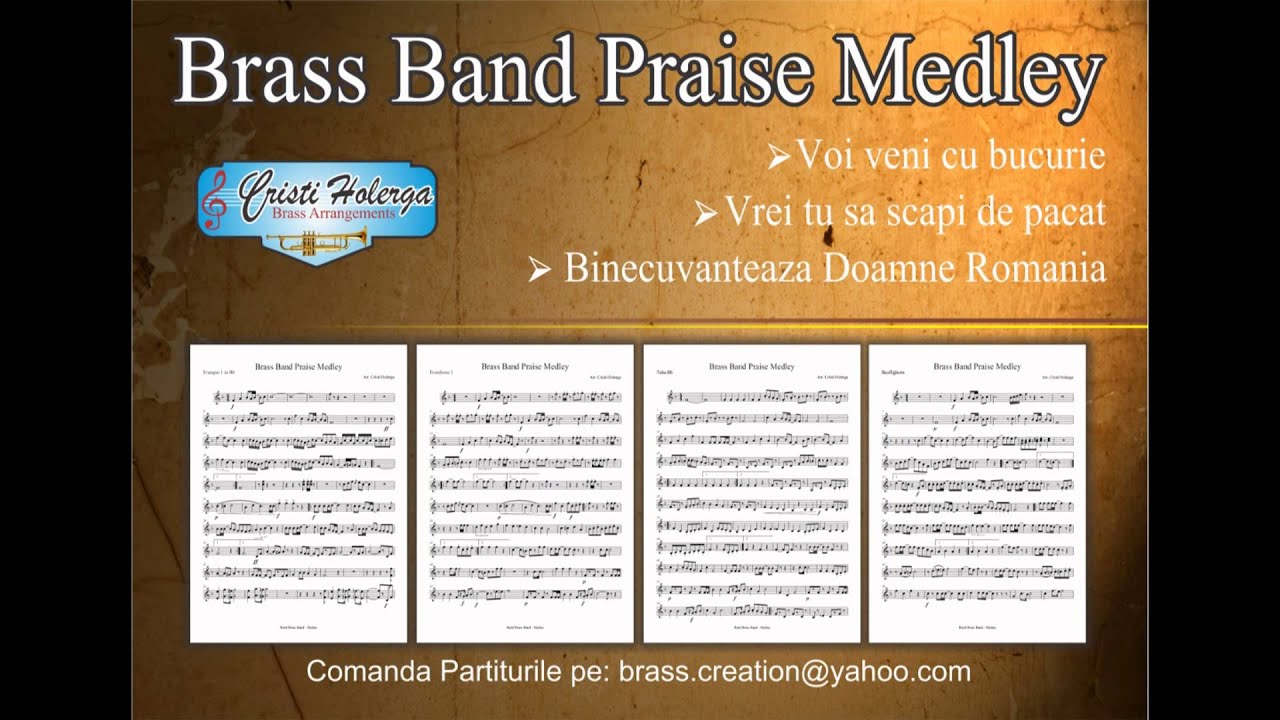 Brass Band Praise Medley - Transition from old to modern music arrangement