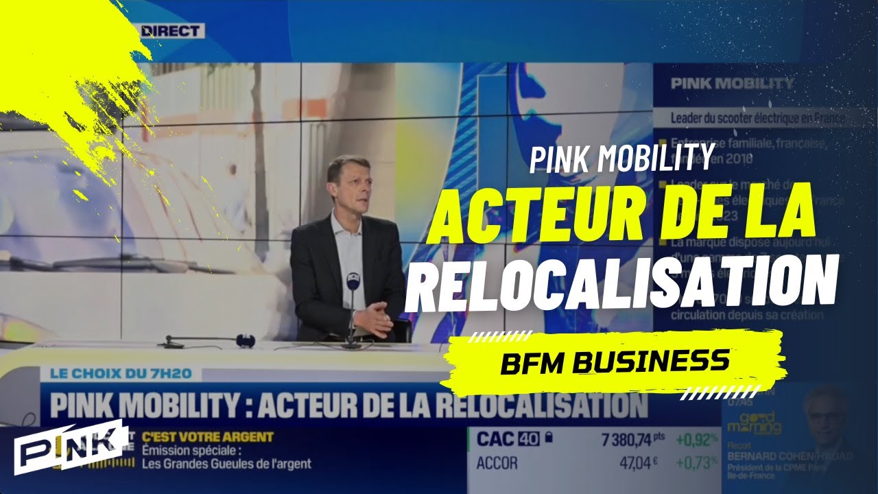 Pink Mobility : Ghislain Lestienne sur BFM BUSINESS suite à la suppression du bonus écologique.