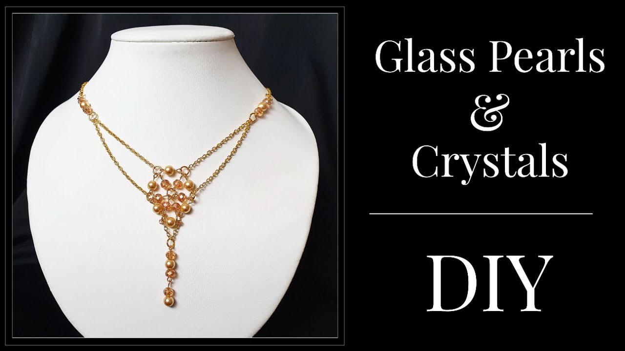 How To Use Headpins & Eyepins To Make a Focal Crystal Necklace