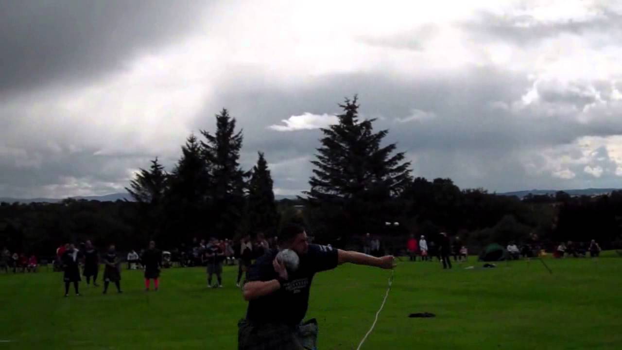 Throwing The Stone World Highland Games Heavy Events Championships Scotland