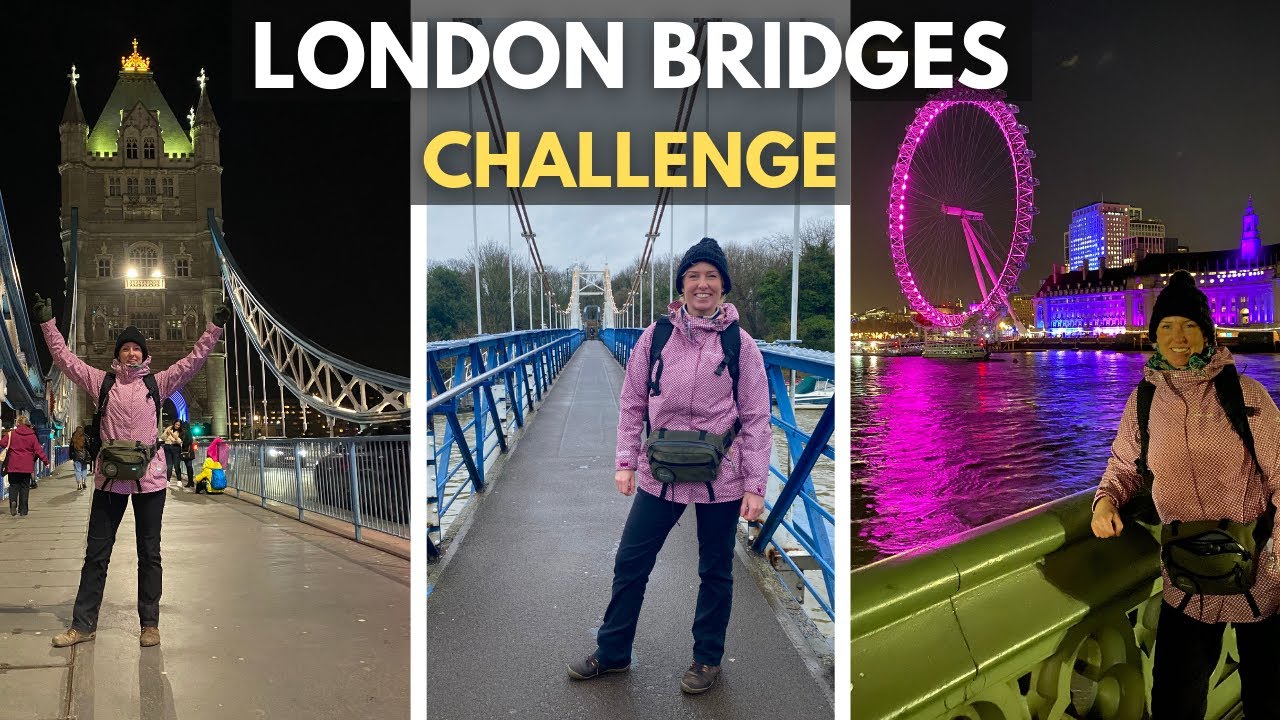 LONDON BRIDGES CHALLENGE - 31 mile hike in London