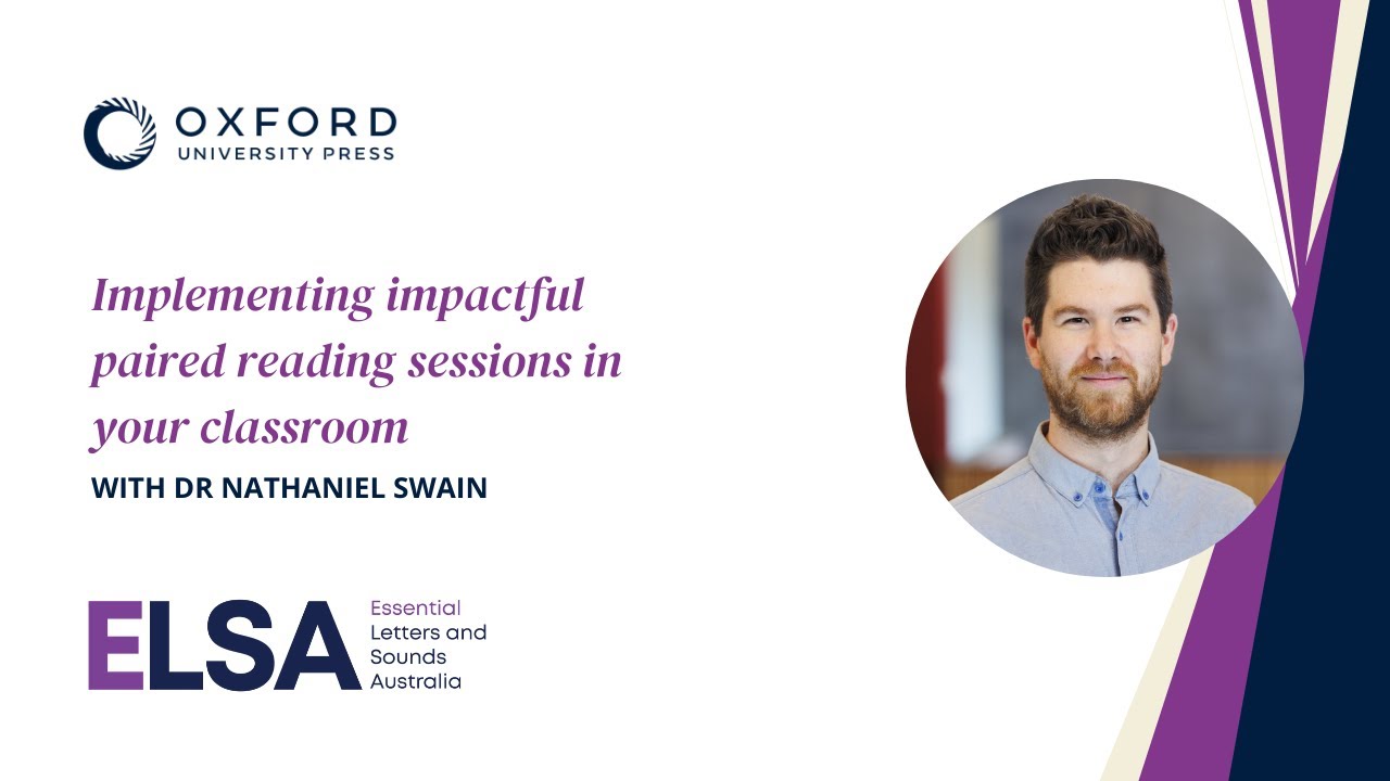 Webinar | Implementing impactful paired reading sessions in your classroom
