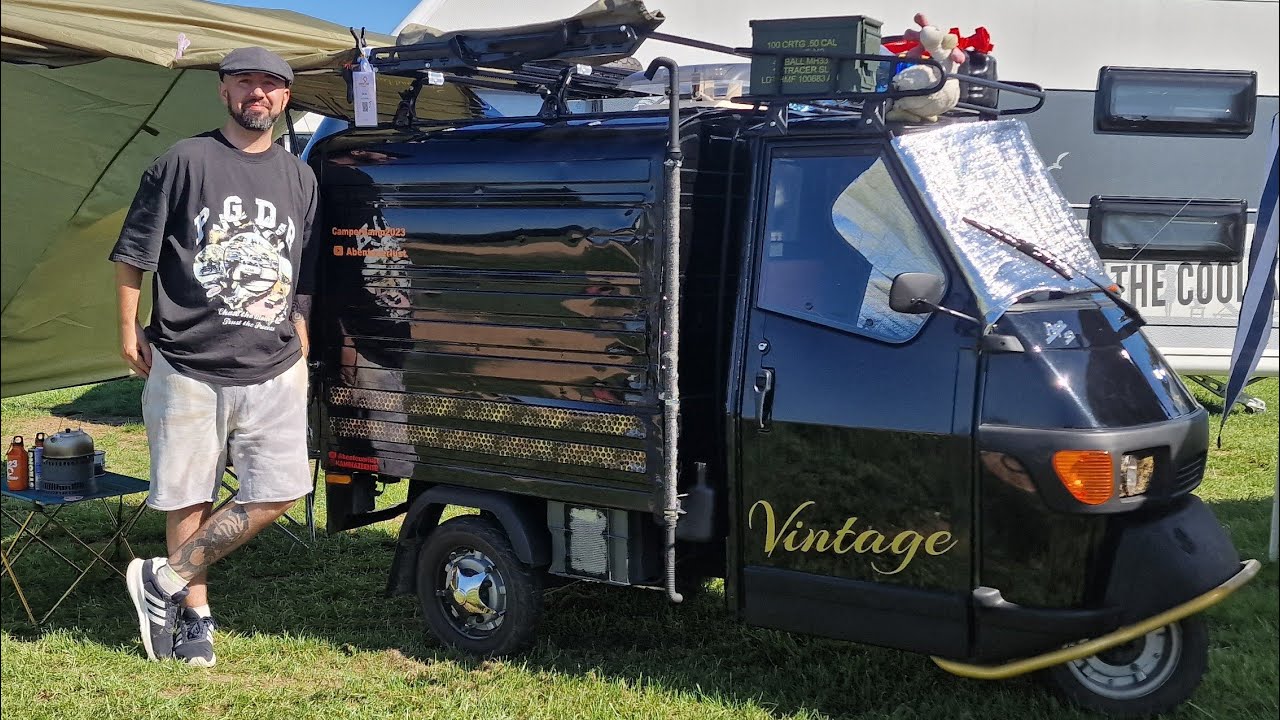Ape50 Reise Tour Campercamp 600 Kilometer und 3 Übernachtungen die letzte Reise der Ape