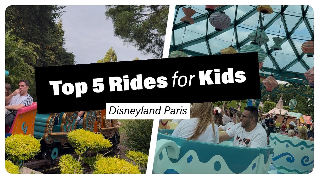 Top 5 Kids Rides 🎠 Disneyland Paris (Must-See!)