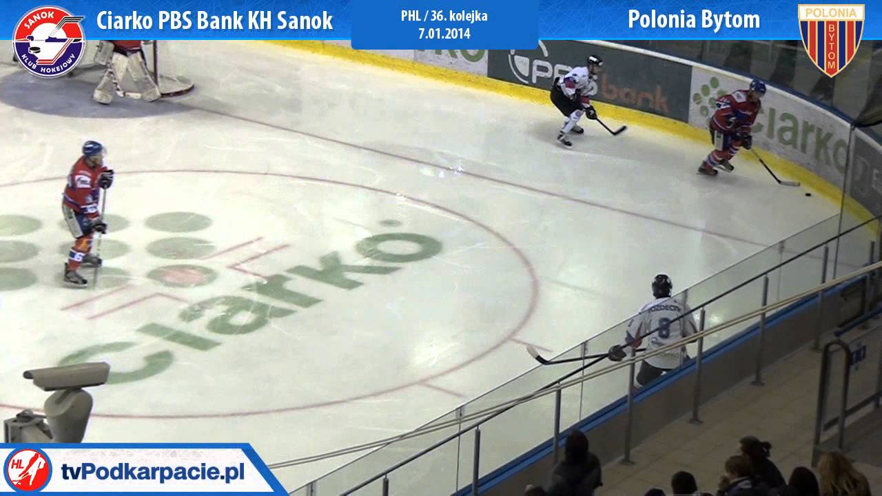 tvPodkarpacie.pl : Ciarko PBS Bank KH Sanok -- Polonia Bytom 9:2 (2:2, 2:0, 5:0)