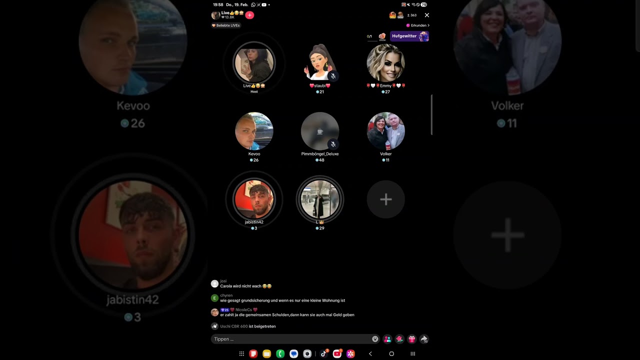 Kevin mit Carola (Armes Deutschland) im Stream: Gäste, Diskussion und Rechtfertigungen Teil 2 