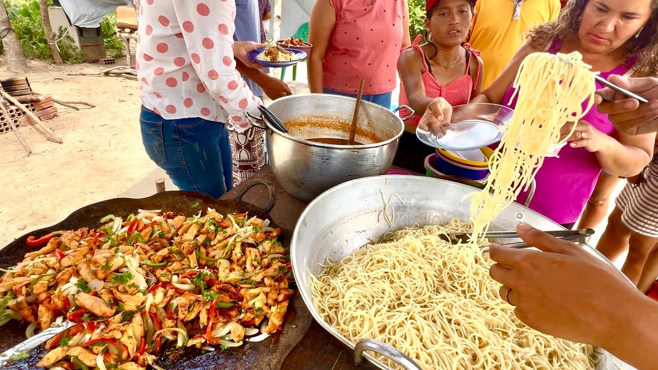 MACARRONADA, ALMOÇO NA ROÇA,  MARCANDO A CASA NOVA DE “BIA”