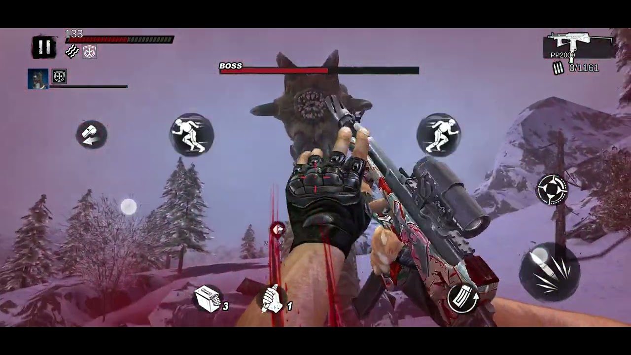 Zombie Frontier 4 Area 4 Boss  (SANDWORM)