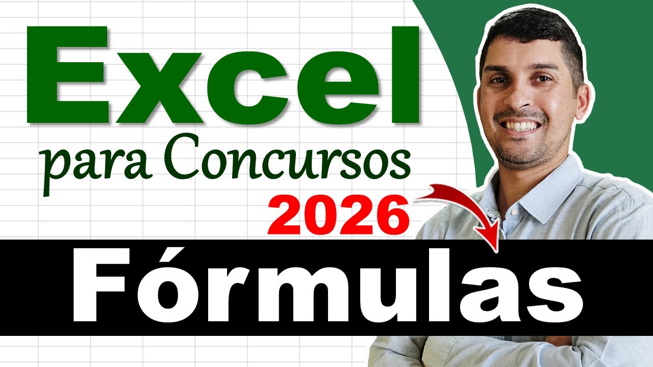 Excel para Concursos 2026 | Fórmulas do Excel para Concurso | Informática para Concursos 2026 #excel